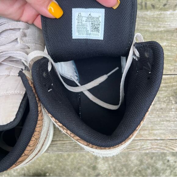 Nike Air Jordan 1 Retro Mid SE Brown Elephant dz4129-102 8.5 - Picture 5 of 8